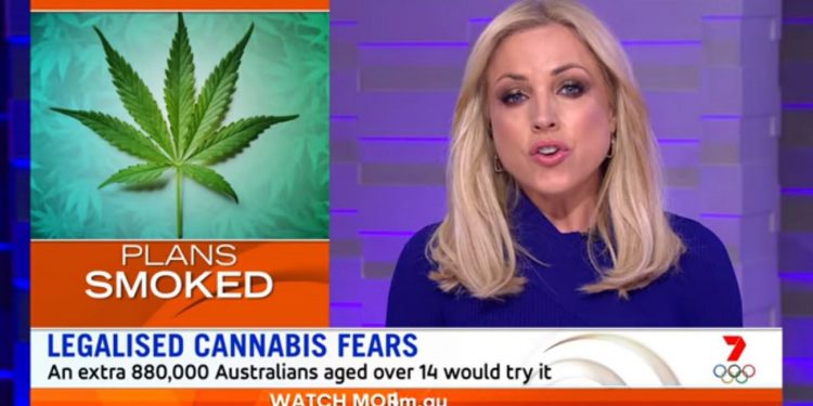 Channel 7 Sunrise sparking cannabis fears